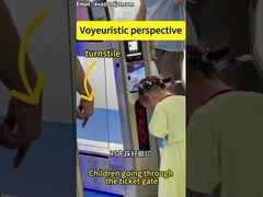 もう人混みとはおさらば！ 忙しい朝の通学に、お子様にも優しい回転式改札