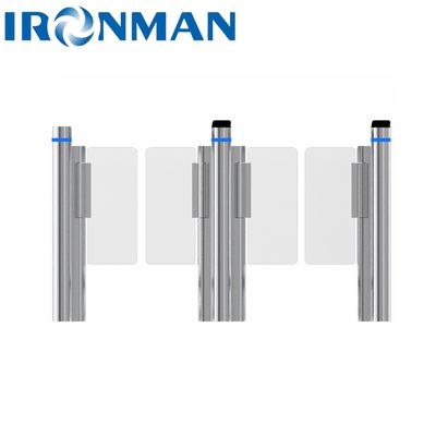 質  Speed Gate Turnstile with 10mm Acrylic, Swing Turnstile For Hospitals / Hotels 工場
