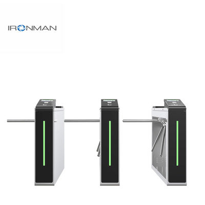 セキュリティ 三脚ターンスタイル バリアゲート RFID 顔認識 304 ステンレス ターンスタイル