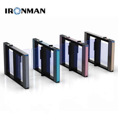 IRONMAN IM.LB.01 ビルディング アクセス コントロール用の多彩光学速度ゲート ターンスティル