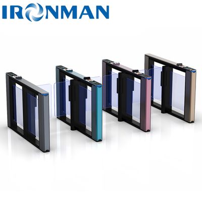 IRONMAN IM.LB.01 ビルディング アクセス コントロール用の多彩光学速度ゲート ターンスティル
