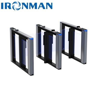 アンチピンチデザイン 自動QRコードリーダー スピードバリアゲート